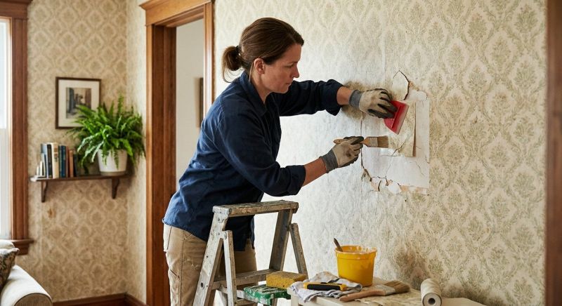 Wallpaper Repair project example
